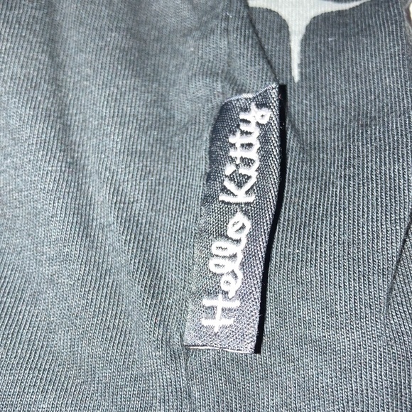 Hello kitty ruffled sleeve black t-shirt - Picture 3 of 7